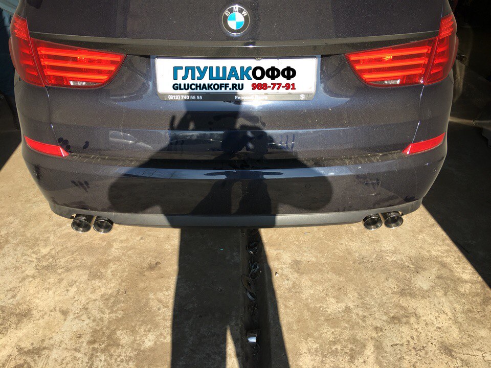 BMW X4 - Тюнинг выхлопа + насадки Buzzer