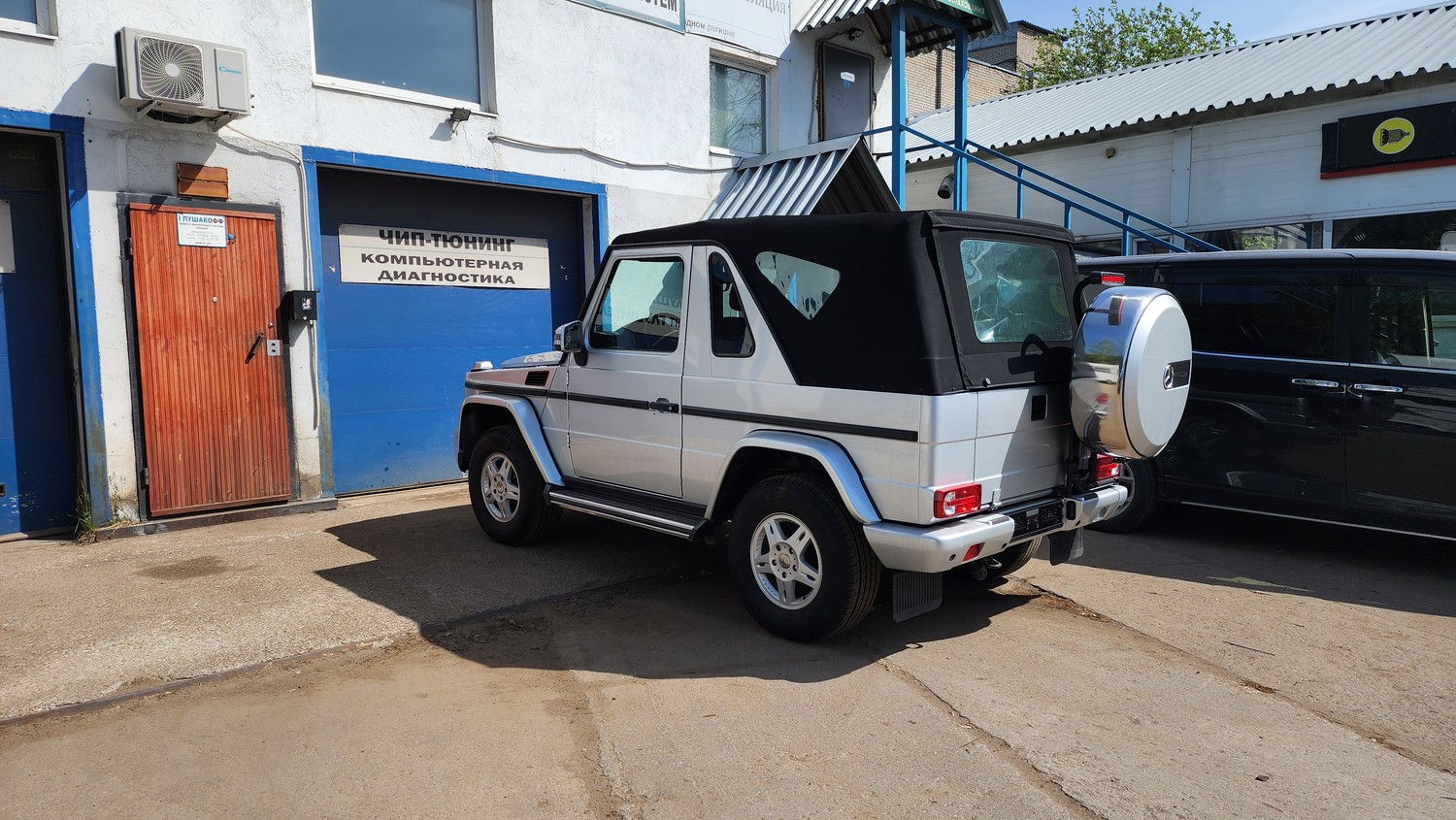 Установка насадок AMG на Mercedes G-класс
