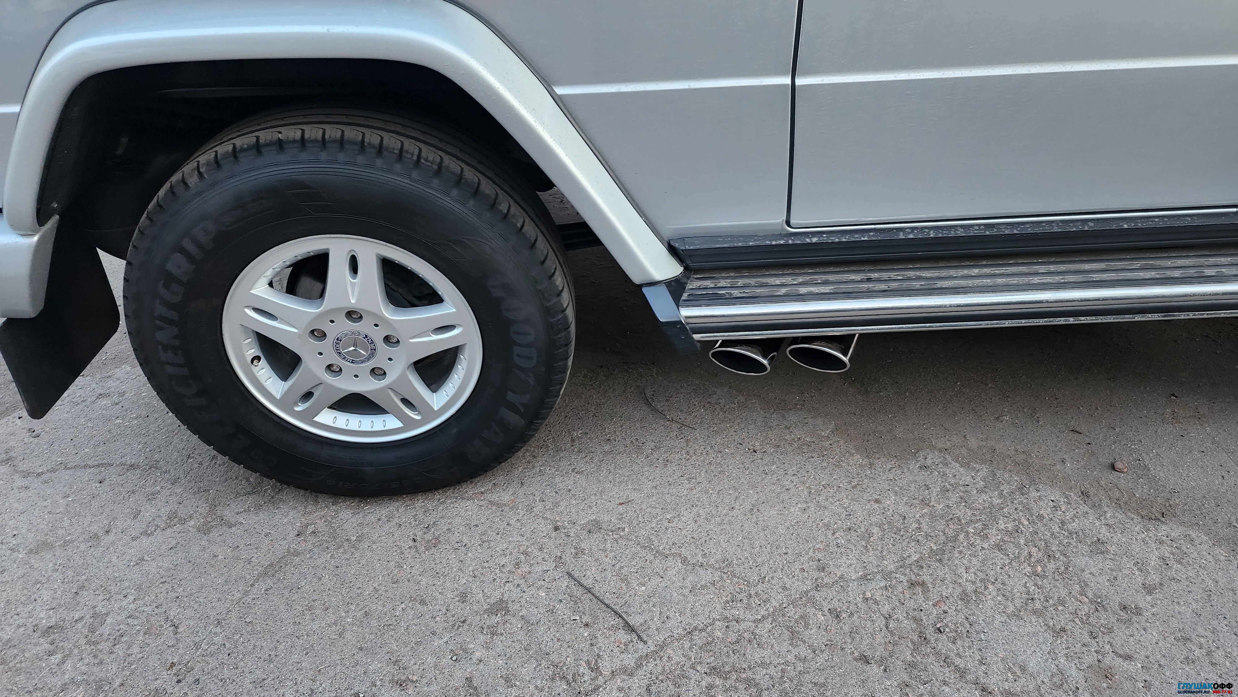 Установка насадок AMG Mercedes-Benz G-класс